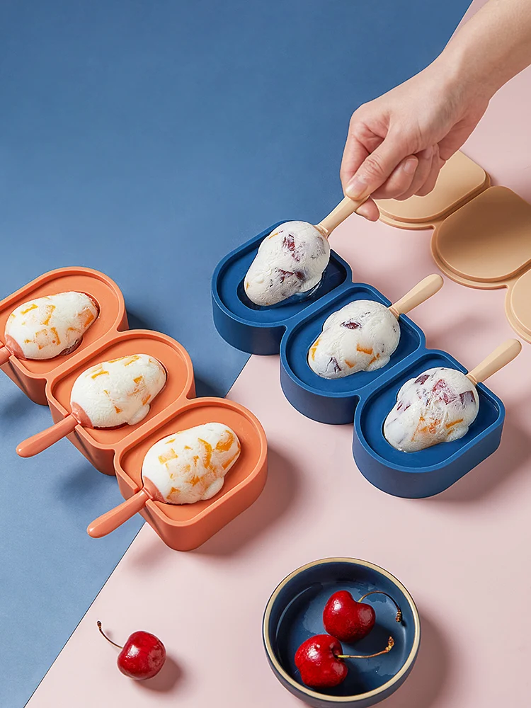 Ice-Cream Mould Household Homemade Silicone Popsicle Mold Food Grade Children Cute Ice Cream Frozen Block Popsicle Mold
Ice-Cream Mould Household Homemade Silicone Popsicle Mold Food Grade Children Cute Ice Cream Frozen Block Popsicle Mold