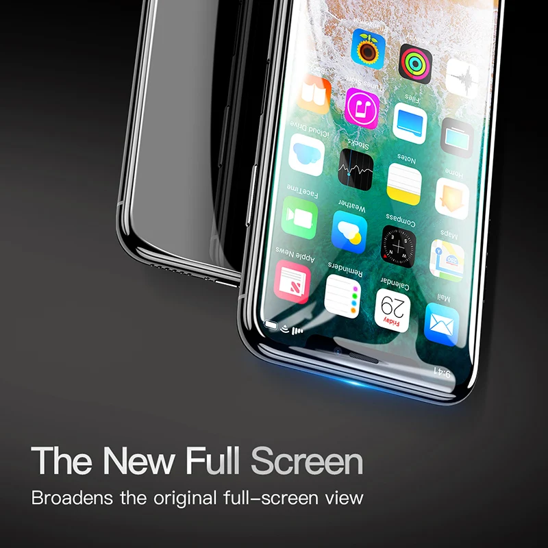 Защитное стекло закаленное 3D 0 3 мм для iPhone Xs Max X Xr | Мобильные телефоны и
