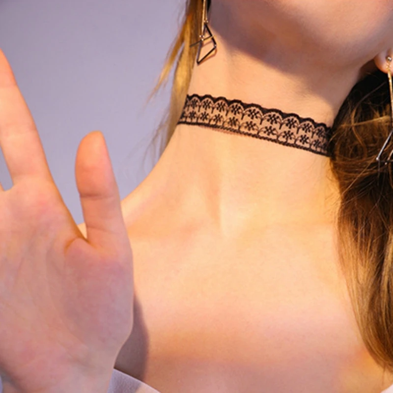 Fashion New 2021Cosplay Bohemia Classic Gothic Tattoo Black Lace Choker For Women Necklace Collar Jewelry Gift Wholesale
Fashion New 2021Cosplay Bohemia Classic Gothic Tattoo Black Lace Choker For Women Necklace Collar Jewelry Gift Wholesale