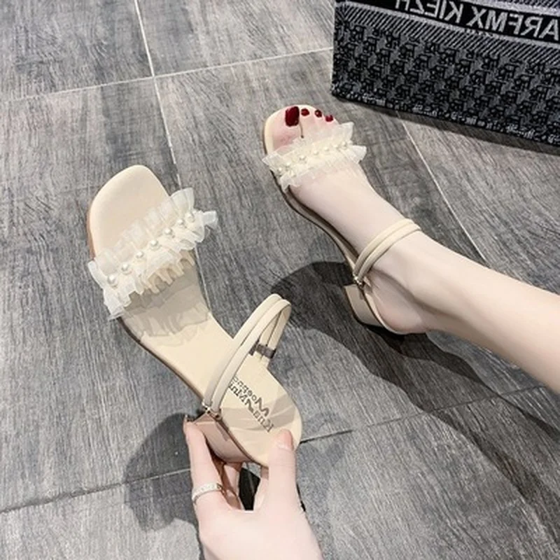 Pearl Square Heels Women Green Beige Party Dress Ankle Buckle Sandals Summer Elegant Open Toe Thick Heel Sandals Women
Pearl Square Heels Women Green Beige Party Dress Ankle Buckle Sandals Summer Elegant Open Toe Thick Heel Sandals Women
