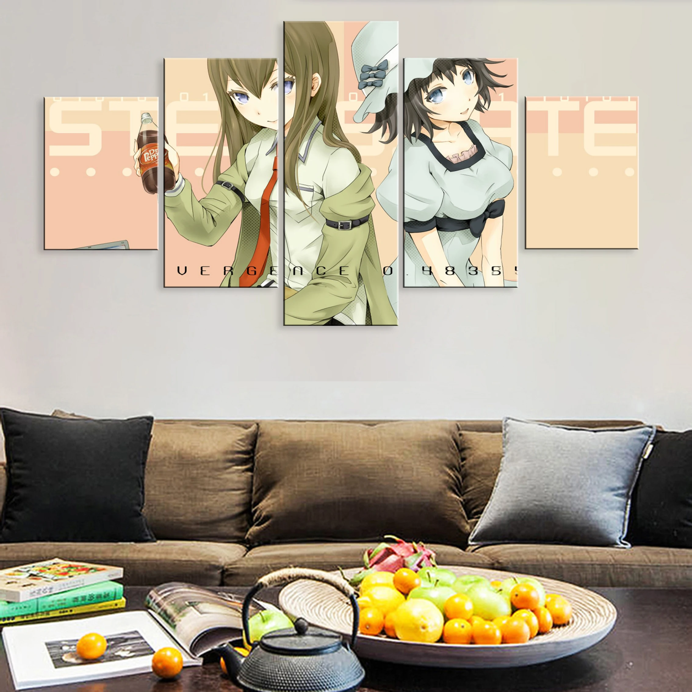 Printed Hd Decoration Pictures 5 Pieces Art Poster Painting Canvas Living Room Home Decor Anime Steins;Gate
Printed Hd Decoration Pictures 5 Pieces Art Poster Painting Canvas Living Room Home Decor Anime Steins;Gate