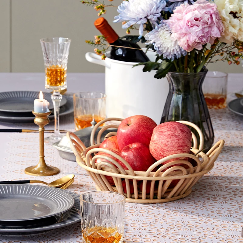 Rattan Tray Household Tray Nordic Style Dining Tray Sundries Storage Box Coffee Table Storage Tray Fruit Plate
Rattan Tray Household Tray Nordic Style Dining Tray Sundries Storage Box Coffee Table Storage Tray Fruit Plate