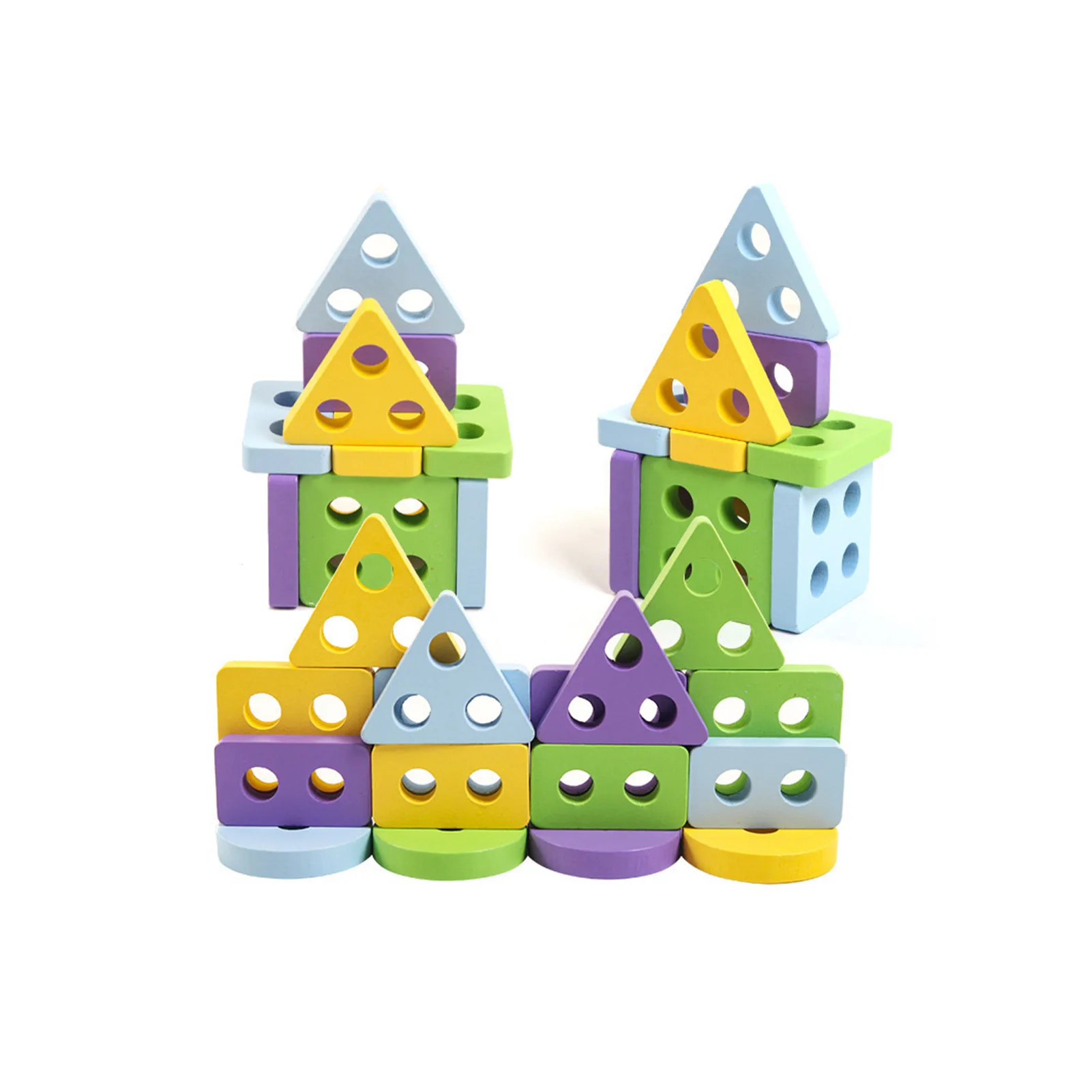 Montessori Wooden Geometry Blocks Sorting Stacking Toys Color Shape Puzzle Board Games Kids Toddlers Sensory Developmental
Montessori Wooden Geometry Blocks Sorting Stacking Toys Color Shape Puzzle Board Games Kids Toddlers Sensory Developmental