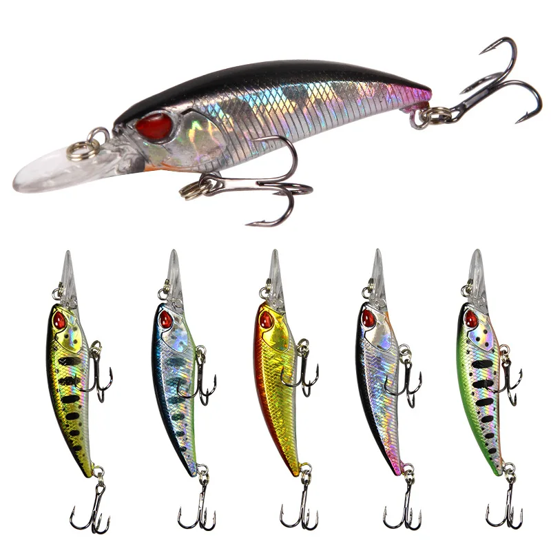 1PCS Hard Wobbler Fishing Lure75mm/5g Artificial Plastic Bait 3D Eyes Jig Floating Crankbait Lures Pesca Japan Fishing Hard Bait
1PCS Hard Wobbler Fishing Lure75mm/5g Artificial Plastic Bait 3D Eyes Jig Floating Crankbait Lures Pesca Japan Fishing Hard Bait