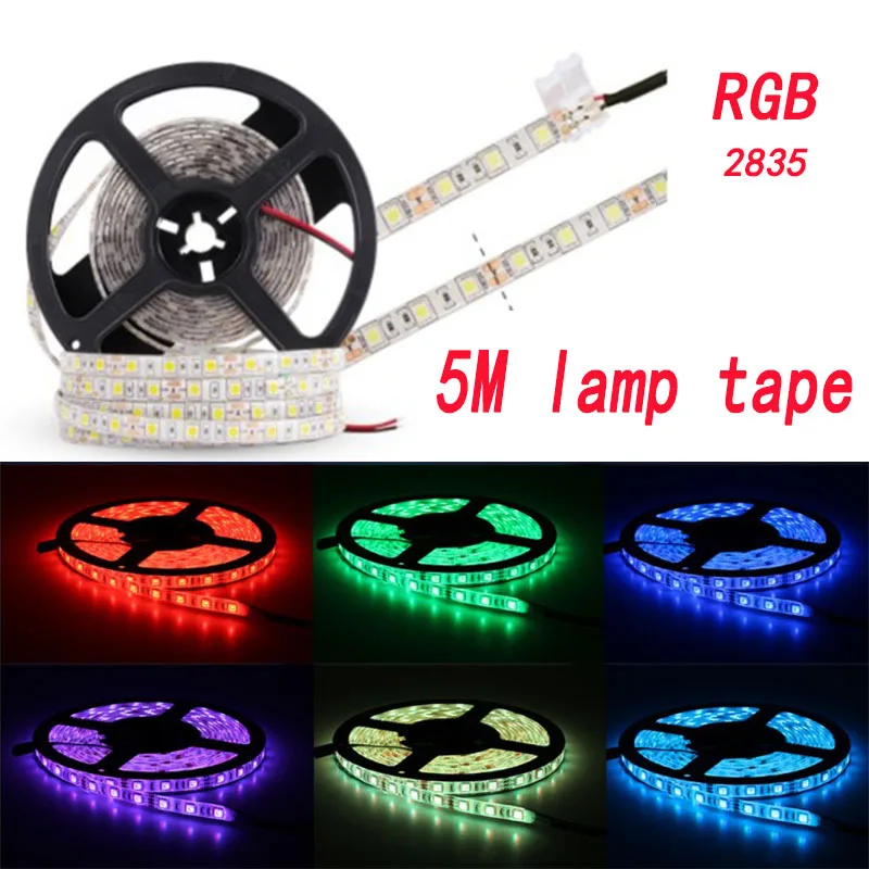 5M DC12V2835LED Lighting strip lamp with drop glue waterproof home decoration bedroom colorful deco 60 light lamp tape
5M DC12V2835LED Lighting strip lamp with drop glue waterproof home decoration bedroom colorful deco 60 light lamp tape