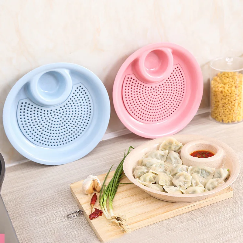Dumpling Plate with Vinegar Plate Fan-shaped Plate Wheat Straw Dumpling Plate Fruit Plate Kitchen Double Drain Plate
Dumpling Plate with Vinegar Plate Fan-shaped Plate Wheat Straw Dumpling Plate Fruit Plate Kitchen Double Drain Plate