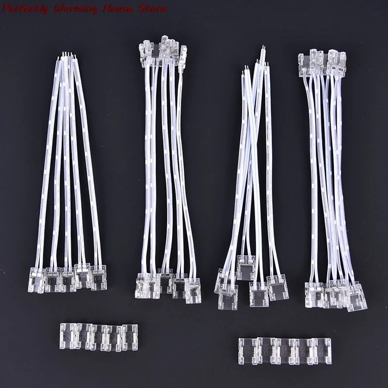 5pcs High Density COB LED Strip Connector for IP20 8mm 10mm 2pin Single Color Tape Light Strip to Wire FOB Connectors
5pcs High Density COB LED Strip Connector for IP20 8mm 10mm 2pin Single Color Tape Light Strip to Wire FOB Connectors