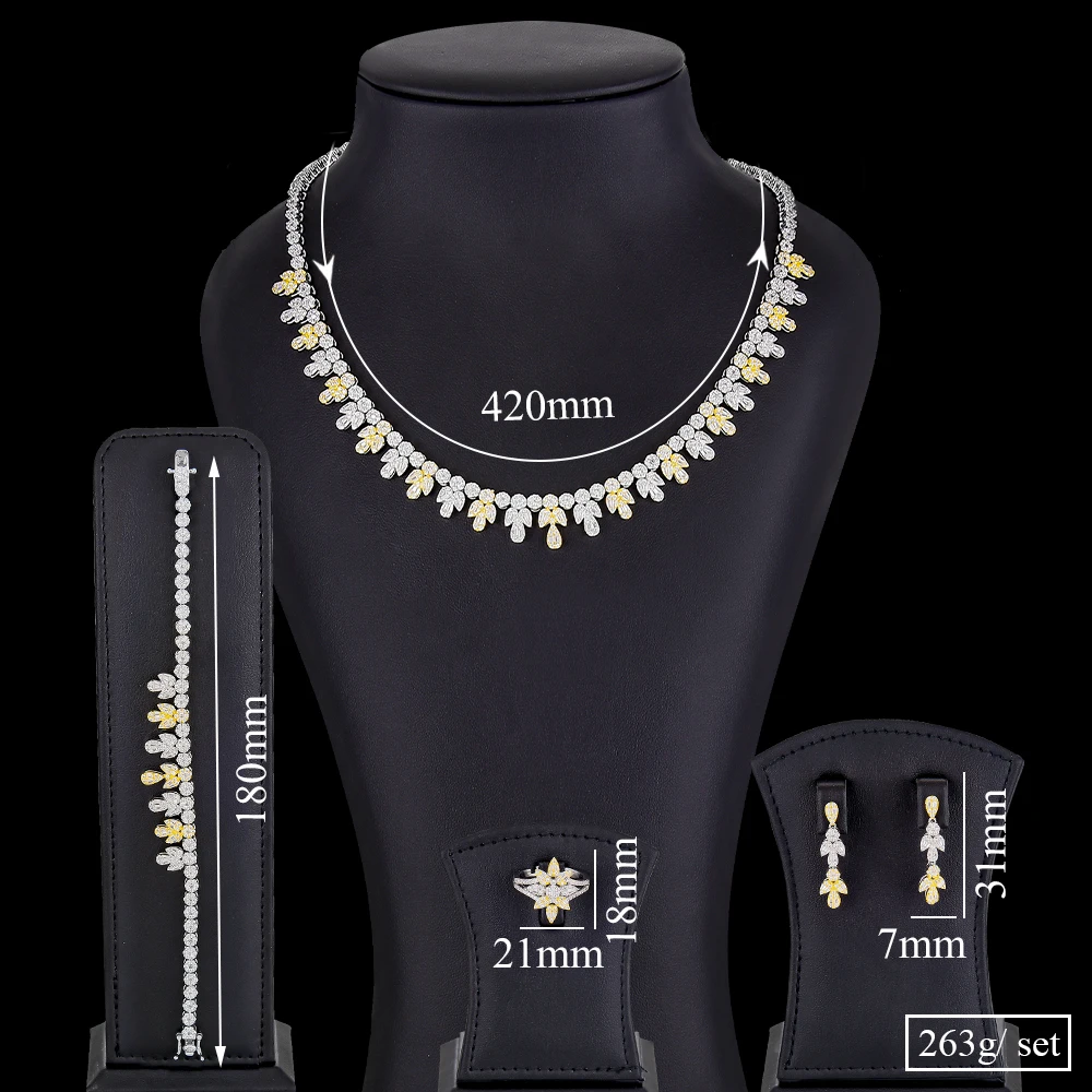 GODKI New TASSEL DROP 4pcs African Jewelry Set For Women Party Gift Dubai Jewelry Set Cubic Zircon Nigeria Wedding Jewelry Sets
GODKI New TASSEL DROP 4pcs African Jewelry Set For Women Party Gift Dubai Jewelry Set Cubic Zircon Nigeria Wedding Jewelry Sets
