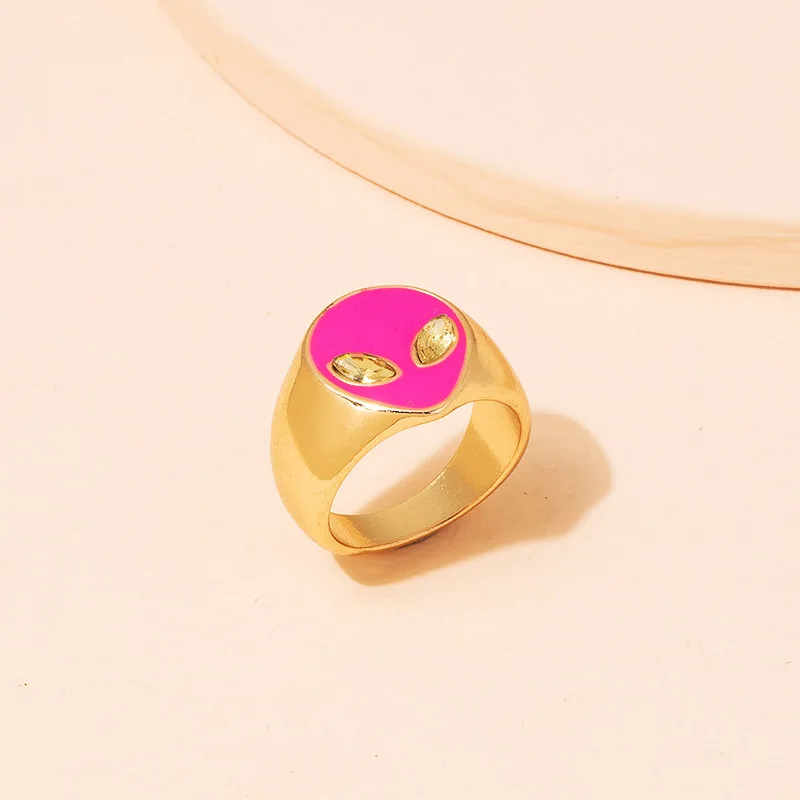 2021 New Hot Sale Retro Personality Fashion Alien Ring Korean Version Of Ins Online Celebrity Wild Fun Design Men's Ring Jewelry
2021 New Hot Sale Retro Personality Fashion Alien Ring Korean Version Of Ins Online Celebrity Wild Fun Design Men's Ring Jewelry