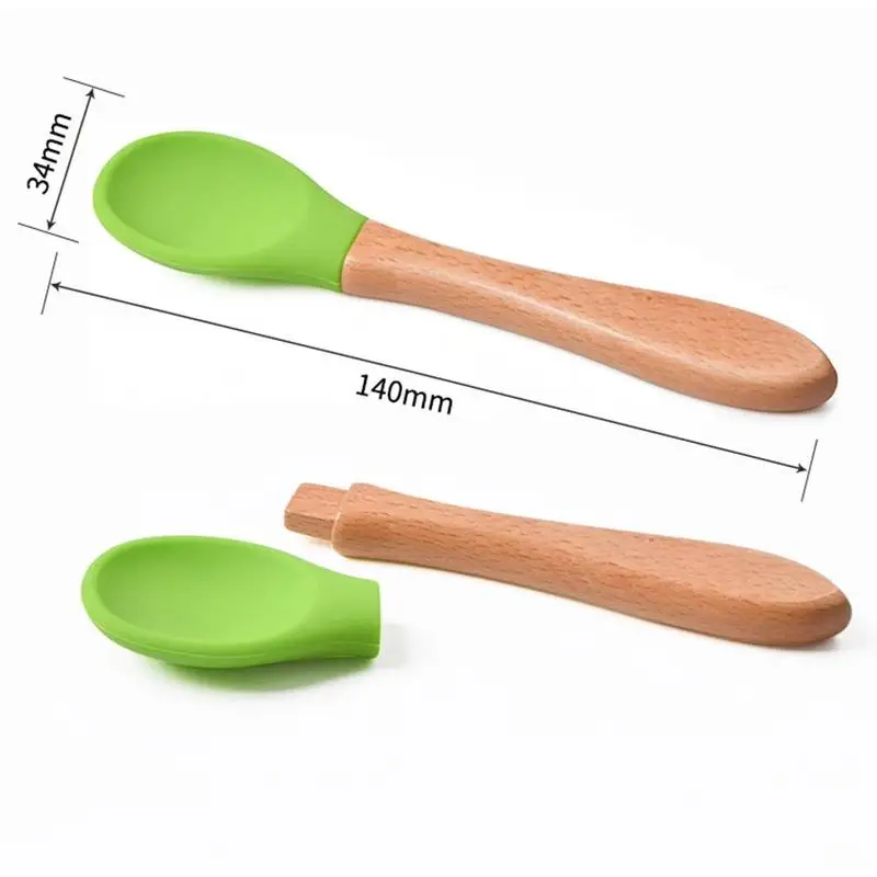 Baby Soft Silicone Spoon Candy Color Safety Baby Learning Non-Slip Food Boy Meal Wood Bowl Girl Feeding Children Training K V4D3
Baby Soft Silicone Spoon Candy Color Safety Baby Learning Non-Slip Food Boy Meal Wood Bowl Girl Feeding Children Training K V4D3