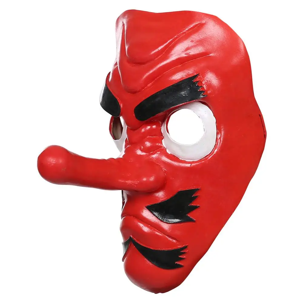 Demon Slayer Kimetsu no Yaiba Cosplay Urokodaki Sakonji Mask Cosplay Red Latex Masks Halloween Accessories
Demon Slayer Kimetsu no Yaiba Cosplay Urokodaki Sakonji Mask Cosplay Red Latex Masks Halloween Accessories