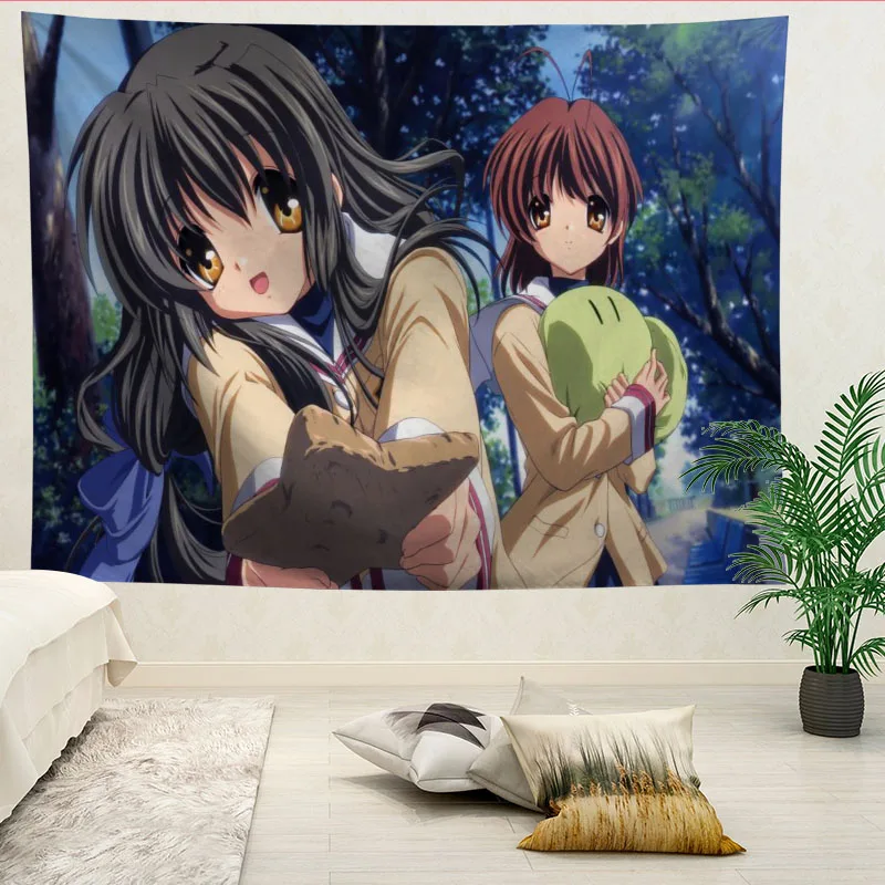 Custom Anime Clannad Hanging Tapestry Home Party Decoration Tapestries Photo Background Cloth Table Cloth Wall Tapes
Custom Anime Clannad Hanging Tapestry Home Party Decoration Tapestries Photo Background Cloth Table Cloth Wall Tapes