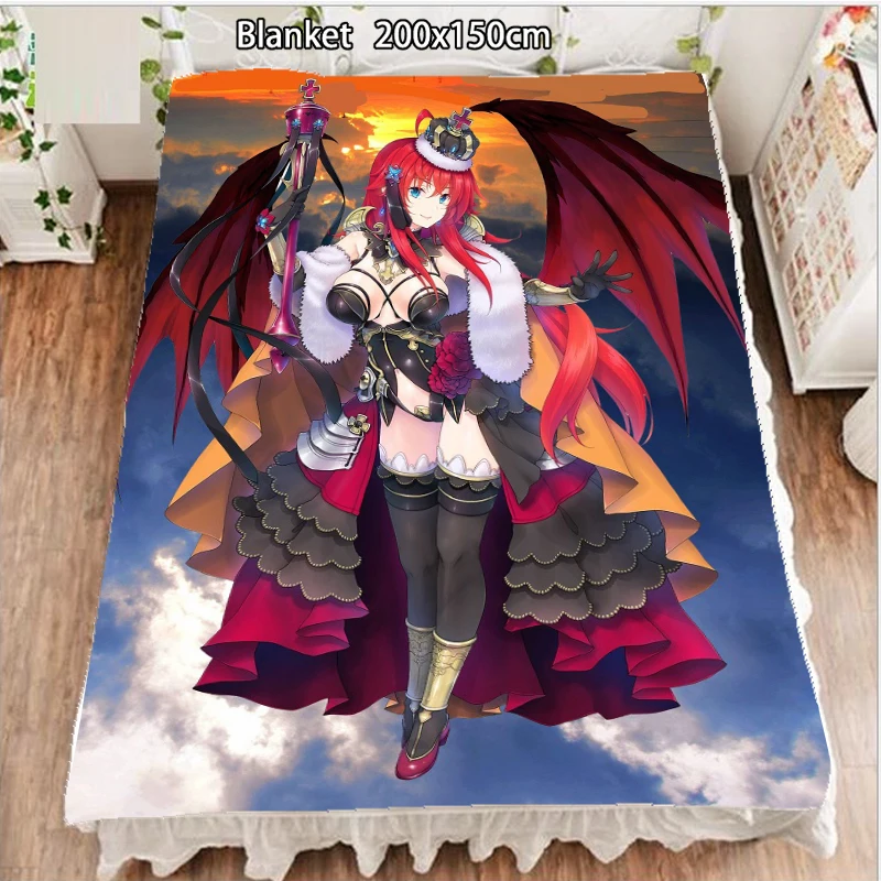 Флисовое одеяло в стиле аниме для старшей школы, покрывало dxd Gremory Rias, мягкий ковер для украшения дома, постельное белье, аксессуары 200x150 см
Флисовое одеяло в стиле аниме для старшей школы, покрывало dxd Gremory Rias, мягкий ковер для украшения дома, постельное белье, аксессуары 200x150 см
