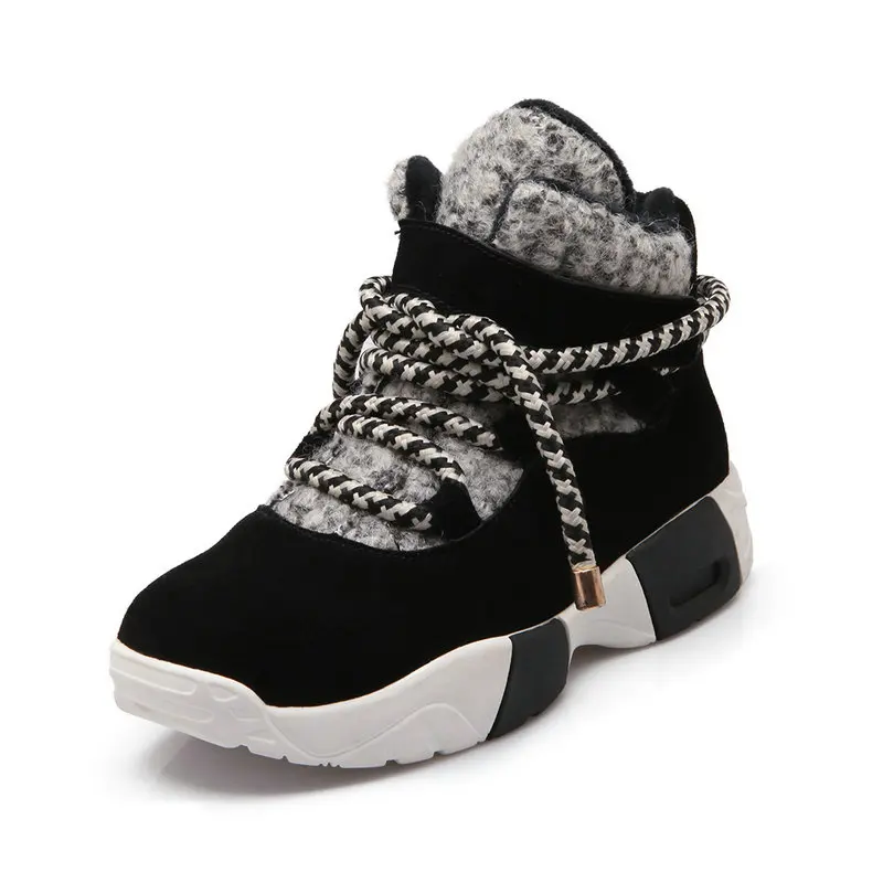 Women Snow Boots Winter Shoes Warm Plush Hidden Heel Ankle Boots Fur Woman Shoes Genuine Leather Ladies Black Winter Boot 
Women Snow Boots Winter Shoes Warm Plush Hidden Heel Ankle Boots Fur Woman Shoes Genuine Leather Ladies Black Winter Boot