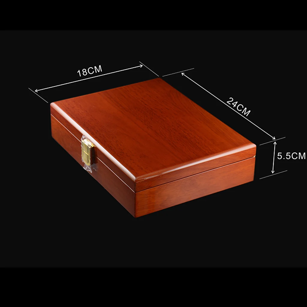 Антикварная квадратная деревянная коробка для хранения ювелирных изделий