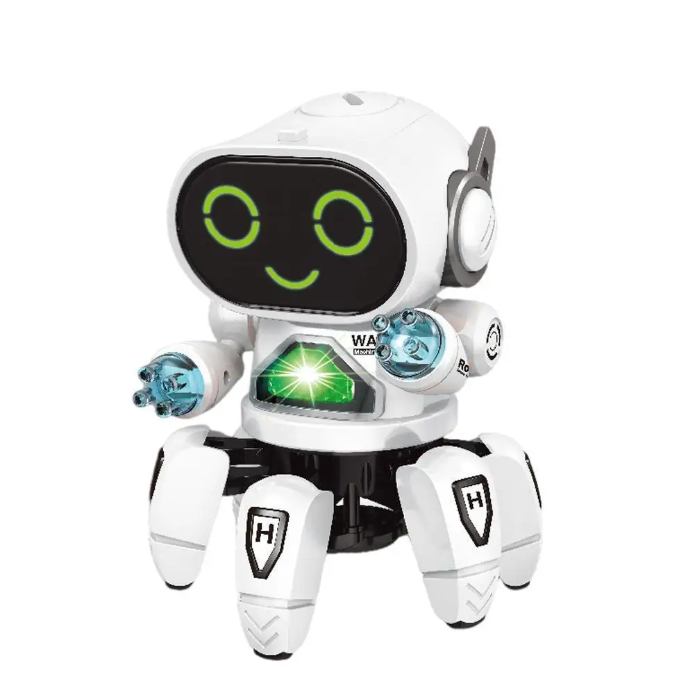 Smart Electronic Dancing Robot Six-claw RC Robot With LED Lights Children's Music Educational Toys Boys Christmas Birthday Gifts
Smart Electronic Dancing Robot Six-claw RC Robot With LED Lights Children's Music Educational Toys Boys Christmas Birthday Gifts