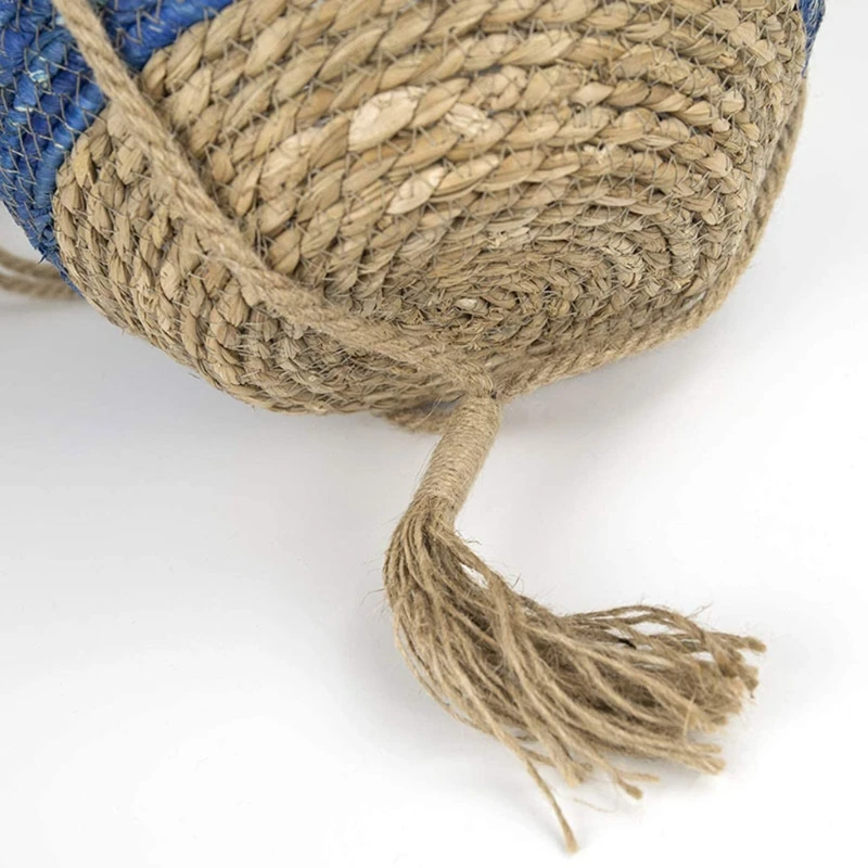 Hanging Planter Rattan Woven Basket Cotton Cord Flower Pot Indoor Plant Hangers 449C
Hanging Planter Rattan Woven Basket Cotton Cord Flower Pot Indoor Plant Hangers 449C