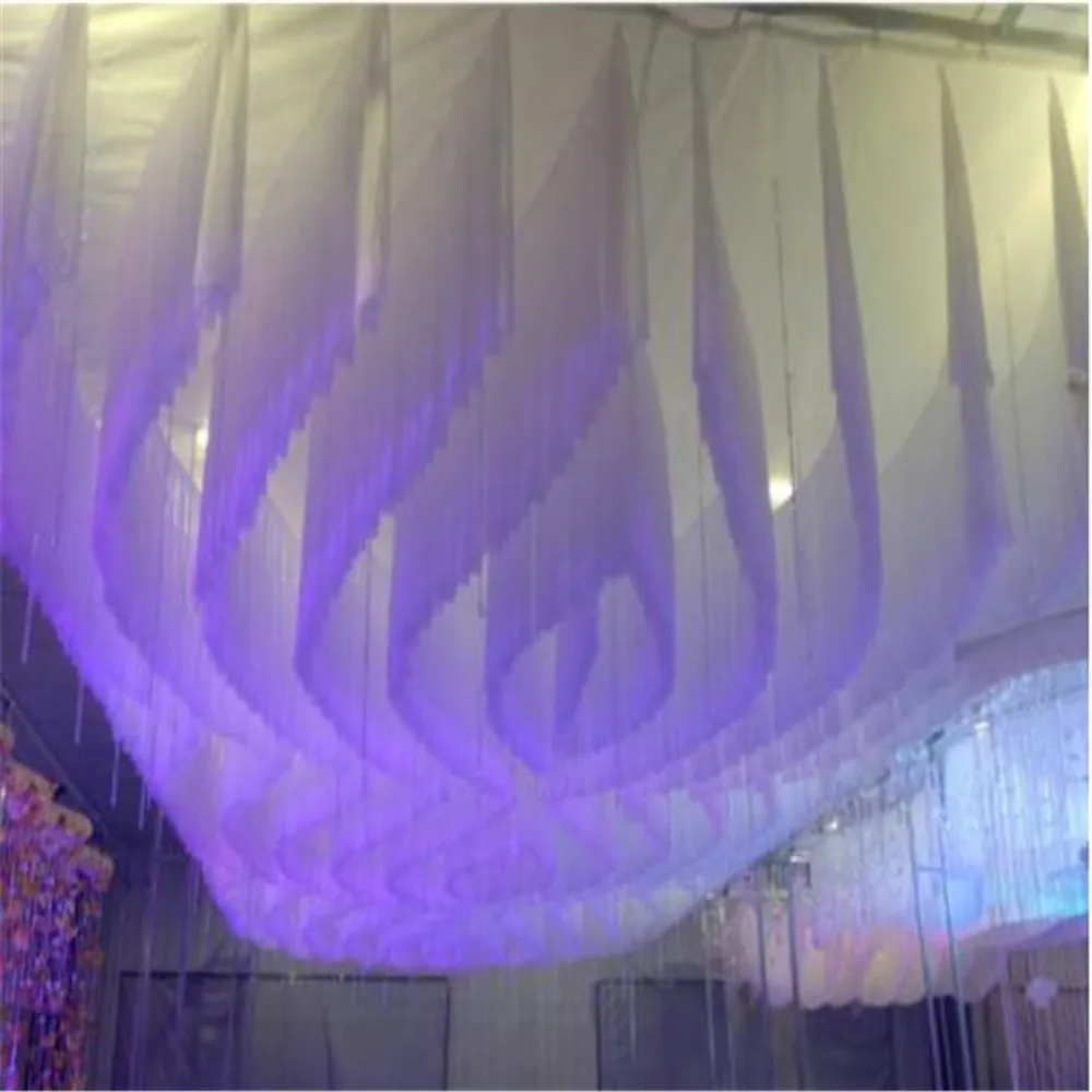 2020 Fashion Wedding Genting Scene Centerpieces Beauty Yarn Ceiling Decoration Wave Line Genting Sheer For Party Shooting Props
2020 Fashion Wedding Genting Scene Centerpieces Beauty Yarn Ceiling Decoration Wave Line Genting Sheer For Party Shooting Props