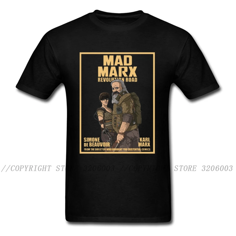 Футболка Karl Marx футболка Mad Max стильная одежда в военном стиле для мужчин 100% хлопок