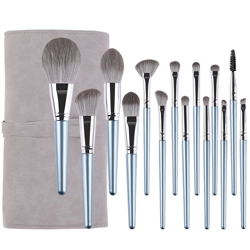 Luxury Makeup Brush Set Professional Brochas Maquillaje Cruelty Free Blue Wooden Handle Vegan Dense Synthetic Bursh Makeup Tools
Luxury Makeup Brush Set Professional Brochas Maquillaje Cruelty Free Blue Wooden Handle Vegan Dense Synthetic Bursh Makeup Tools