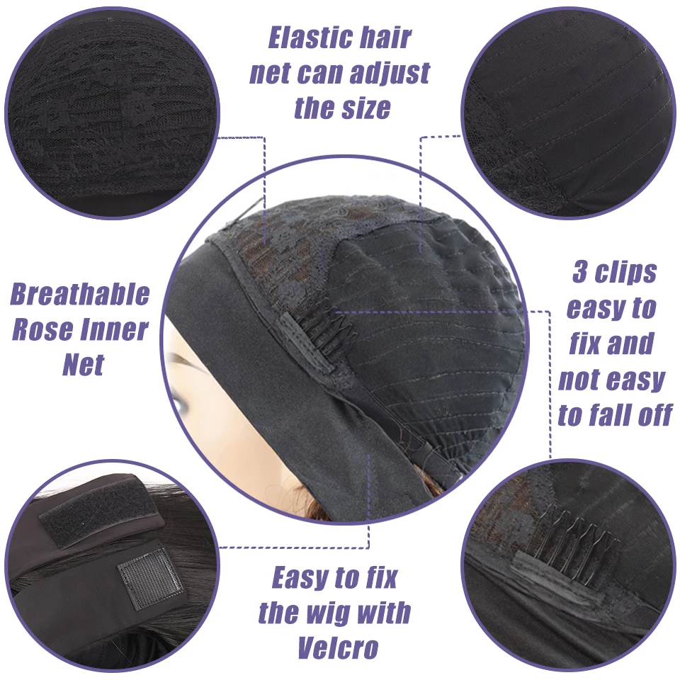 AILIADE Long Straight Headband Wig Synthetic Hair Heat Resistant Wigs for Black Women Black Brown Headwraps Hair Wig 
AILIADE Long Straight Headband Wig Synthetic Hair Heat Resistant Wigs for Black Women Black Brown Headwraps Hair Wig