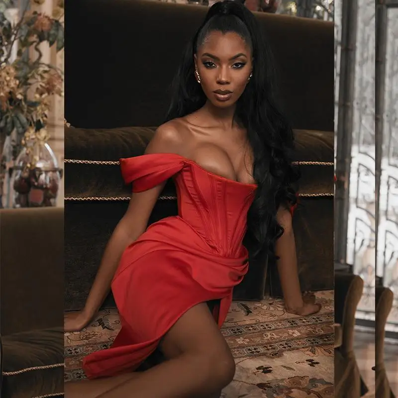 Women Dress Summer 2021 Spring Elegant Robe Solid Casual Vintage Party Sleeveless Strapless Sexy Midi Split Dresses Vestidos
Women Dress Summer 2021 Spring Elegant Robe Solid Casual Vintage Party Sleeveless Strapless Sexy Midi Split Dresses Vestidos