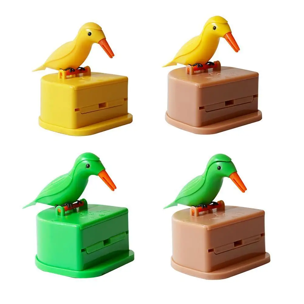 Small Bird Toothpick Container Automatic Toothpick Dispenser Holder Storage Box Desk Decoration Home Kitchen Accessories
Small Bird Toothpick Container Automatic Toothpick Dispenser Holder Storage Box Desk Decoration Home Kitchen Accessories