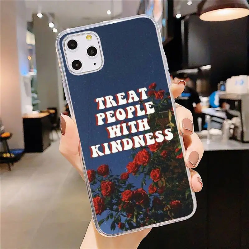 Treat People With Kindness Phone Case Transparent soft For iphone 5 5s 5c se 6 6s 7 8 11 12 plus mini x xs xr pro max
Treat People With Kindness Phone Case Transparent soft For iphone 5 5s 5c se 6 6s 7 8 11 12 plus mini x xs xr pro max