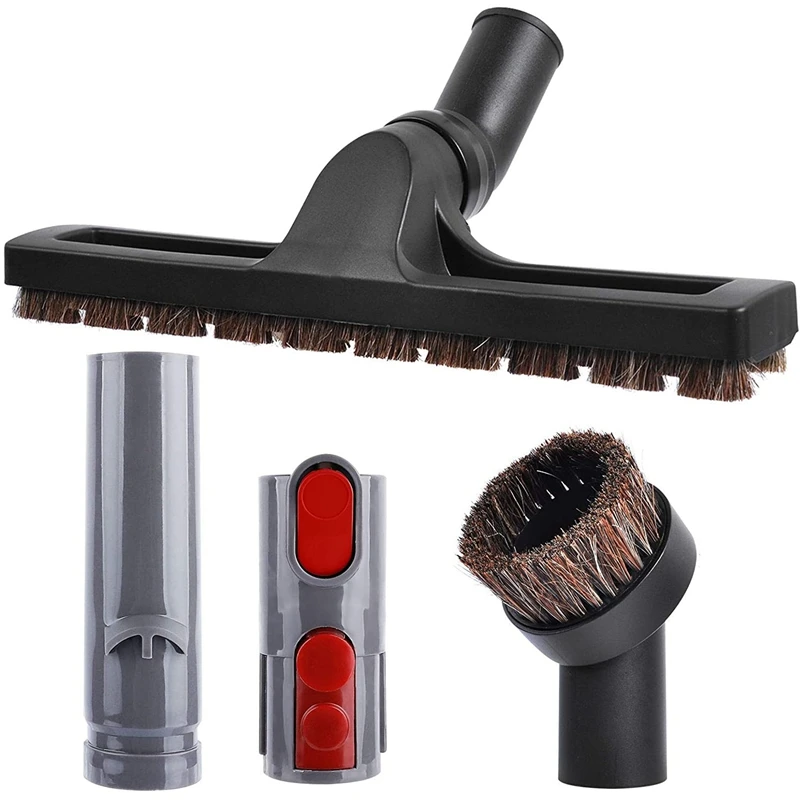 Набор аксессуаров для пылесоса Dyson V7 V8 V10, комплект из 4 предметов, шарнирный жесткий напольный инструмент, мягкая щетка от пыли и переходник 
Набор аксессуаров для пылесоса Dyson V7 V8 V10, комплект из 4 предметов, шарнирный жесткий напольный инструмент, мягкая щетка от пыли и переходник