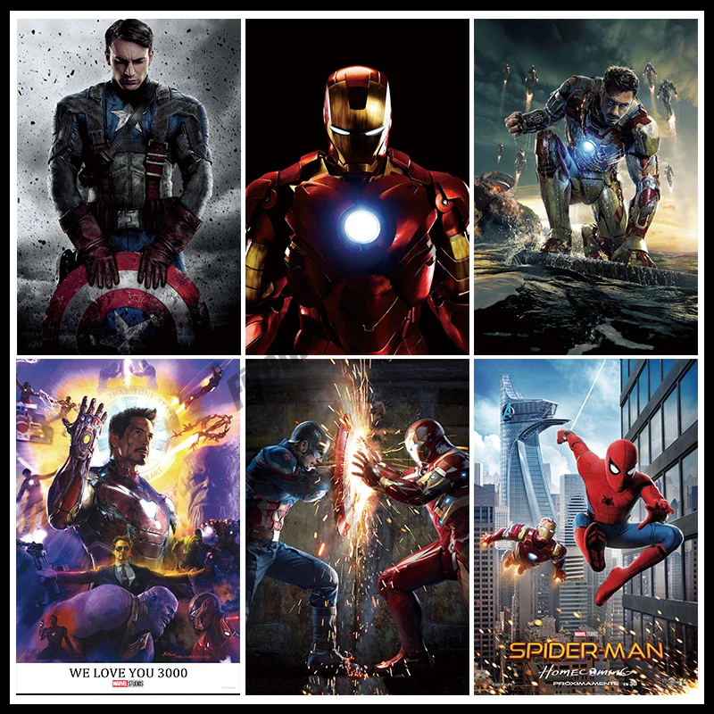 Marvel Movie Diamond Painting Cross Stitch Kits Iron Man Spiderman Captain America Mosaic Embroidery Full Square Home Decor
Marvel Movie Diamond Painting Cross Stitch Kits Iron Man Spiderman Captain America Mosaic Embroidery Full Square Home Decor