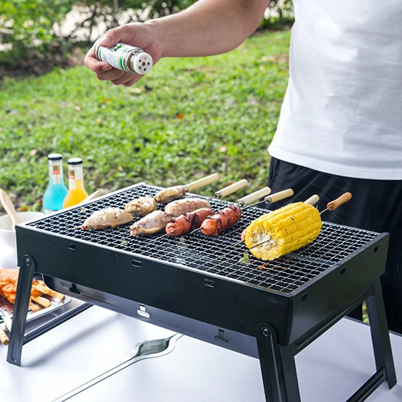 Outdoor Foldable Barbecue Thicken Portable Barbecue Household Easy To Clean Mini Charcoal Barbecue Camping Barbecue Accessories
Outdoor Foldable Barbecue Thicken Portable Barbecue Household Easy To Clean Mini Charcoal Barbecue Camping Barbecue Accessories