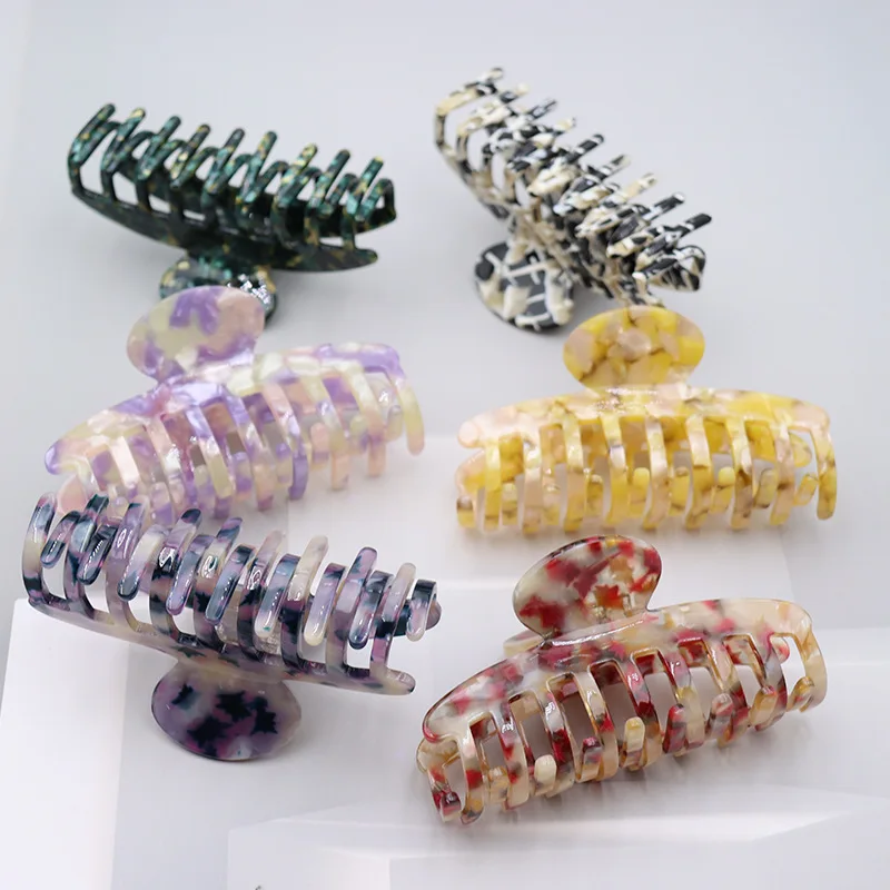 Wholesale European Fashion Girls Hair Clips Hair Accessories Acrylic 10cm Acetic Acid Pink Blue Hair Claw For Women
Wholesale European Fashion Girls Hair Clips Hair Accessories Acrylic 10cm Acetic Acid Pink Blue Hair Claw For Women