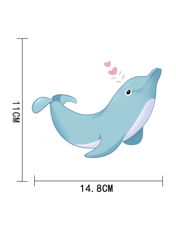ZTTZDY 14.8cm*11cm Window Decoration Sea Animal Dolphin PVC Waterproof Car Sticker YJ1-0107
ZTTZDY 14.8cm*11cm Window Decoration Sea Animal Dolphin PVC Waterproof Car Sticker YJ1-0107