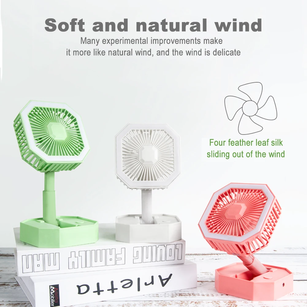 Foldable Portable Fan Handheld LED Night Light USB Rechargeable Table Air Cooler Outdoor Travel Home Summer Desktop Cooling Fan
Foldable Portable Fan Handheld LED Night Light USB Rechargeable Table Air Cooler Outdoor Travel Home Summer Desktop Cooling Fan
