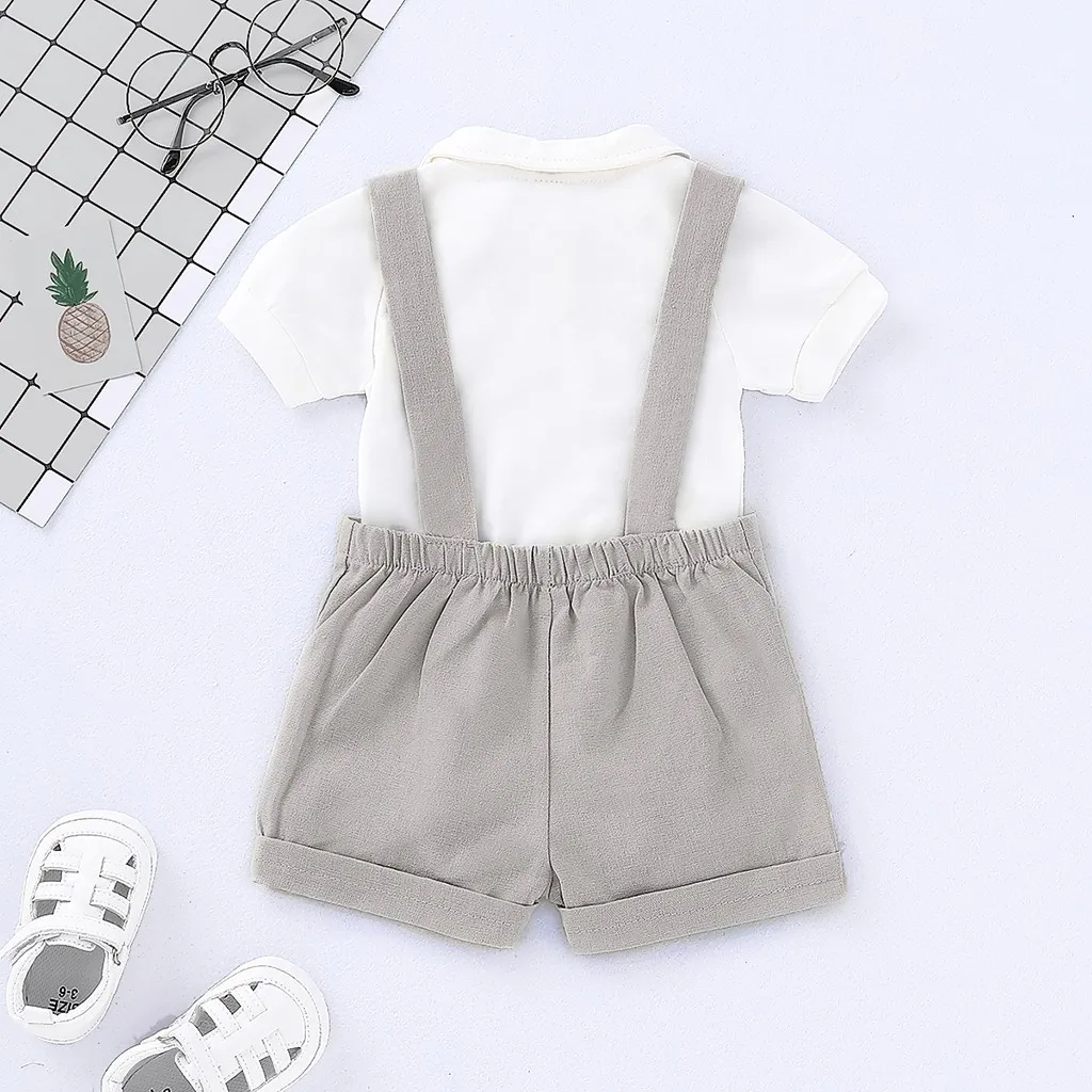 2021 baby boy clothing suit baby newborn boy clothes shorts sleeve top + overall 2PCS clothing summer
2021 baby boy clothing suit baby newborn boy clothes shorts sleeve top + overall 2PCS clothing summer