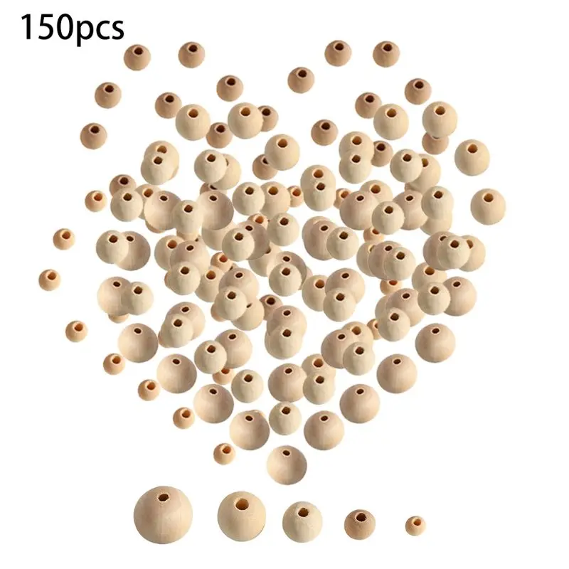 Natural Round Wood Beads Loose Spacer Beads for DIY Jewelry Making, 150 Pieces, H37C
Natural Round Wood Beads Loose Spacer Beads for DIY Jewelry Making, 150 Pieces, H37C