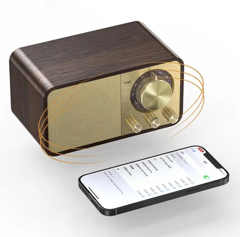 FM Radio Bluetooth Wooden Speaker Retro Classic Soundbox HIFI Stereo Surround Super Bass Subwoofer AUX
FM Radio Bluetooth Wooden Speaker Retro Classic Soundbox HIFI Stereo Surround Super Bass Subwoofer AUX