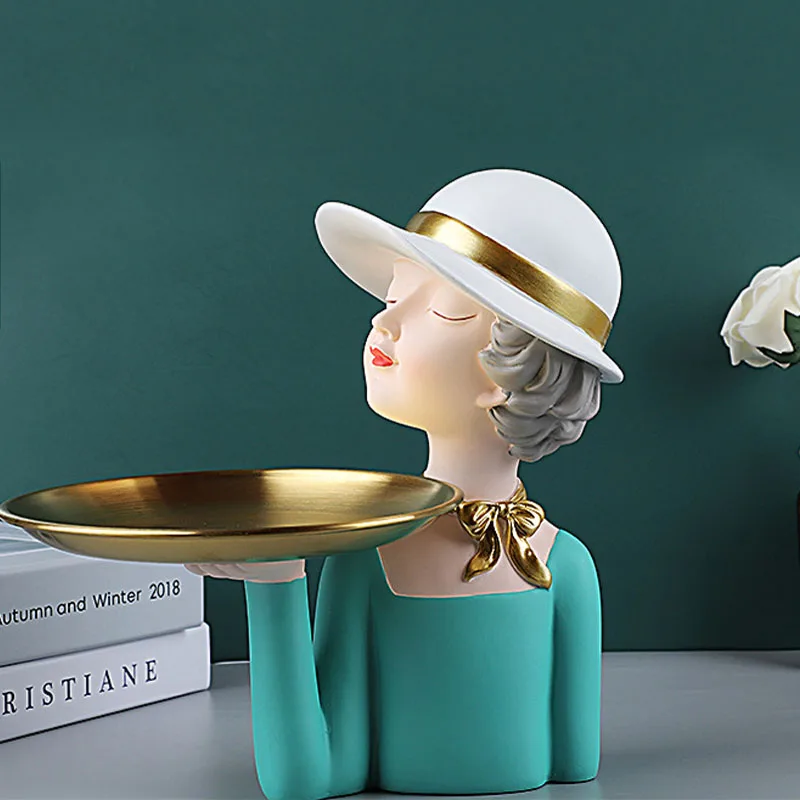 Nordic Light Luxury Girl Tray Resin Characters Modern Creative Crafts Home Living Room Soft Decoration Desktop Decoration
Nordic Light Luxury Girl Tray Resin Characters Modern Creative Crafts Home Living Room Soft Decoration Desktop Decoration