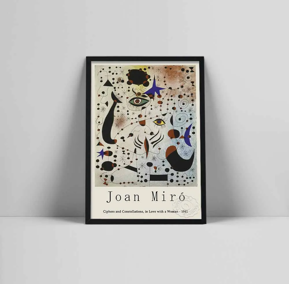 Joan Miro affiche vintage Abstract Watercolor Wall Art Posters And Prints Famous Canvas Painting Living Room Home Decoration
Joan Miro affiche vintage Abstract Watercolor Wall Art Posters And Prints Famous Canvas Painting Living Room Home Decoration