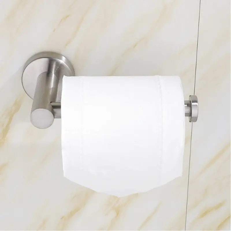 Stainless Steel Paper Towel Holder Under Cabinet Toilet Paper Rack Punch-Free Bathroom Roll Paper Dispenser Storage Racks Hook 
Stainless Steel Paper Towel Holder Under Cabinet Toilet Paper Rack Punch-Free Bathroom Roll Paper Dispenser Storage Racks Hook