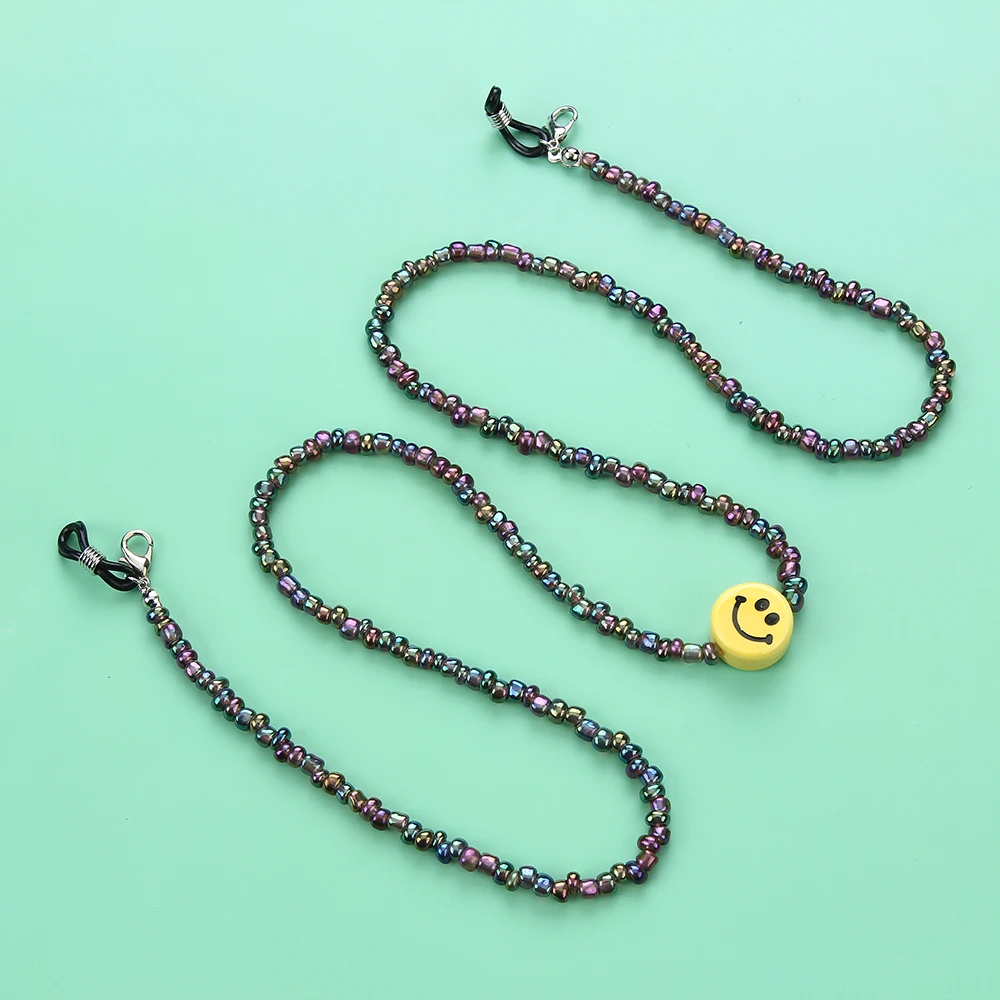1PC Colorful Beads Necklace Holding Lanyard Cord Smile Sunglasses Chain for Reading Glasses Holder Neck Reading Glasses Rope
1PC Colorful Beads Necklace Holding Lanyard Cord Smile Sunglasses Chain for Reading Glasses Holder Neck Reading Glasses Rope