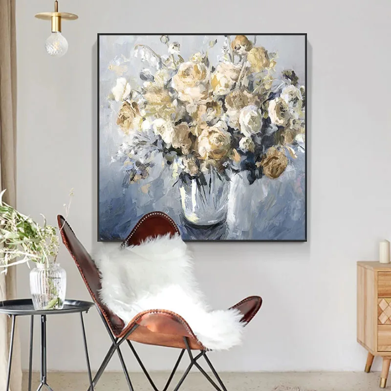 Original Abstract Canvas Painting Hand Painted Palette Knife Flowers Oil Painting Modern Decor Floral Pictures Wall Art picture
Original Abstract Canvas Painting Hand Painted Palette Knife Flowers Oil Painting Modern Decor Floral Pictures Wall Art picture