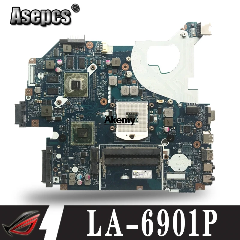 Материнская плата P5WE0 LA 6901P для acer 5750 5750G 5755 5755G материнская ноутбука HM65 GT630M/GT540M