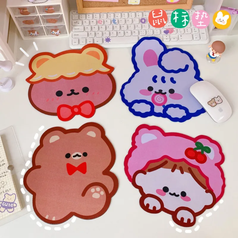 Ins Cartoon Mini Portable Mouse Pad Cute PU Antiskid Kawaii Bear Rabbit Girl Creative Office Desktop Computer Mouse Pad Cup Mat
Ins Cartoon Mini Portable Mouse Pad Cute PU Antiskid Kawaii Bear Rabbit Girl Creative Office Desktop Computer Mouse Pad Cup Mat