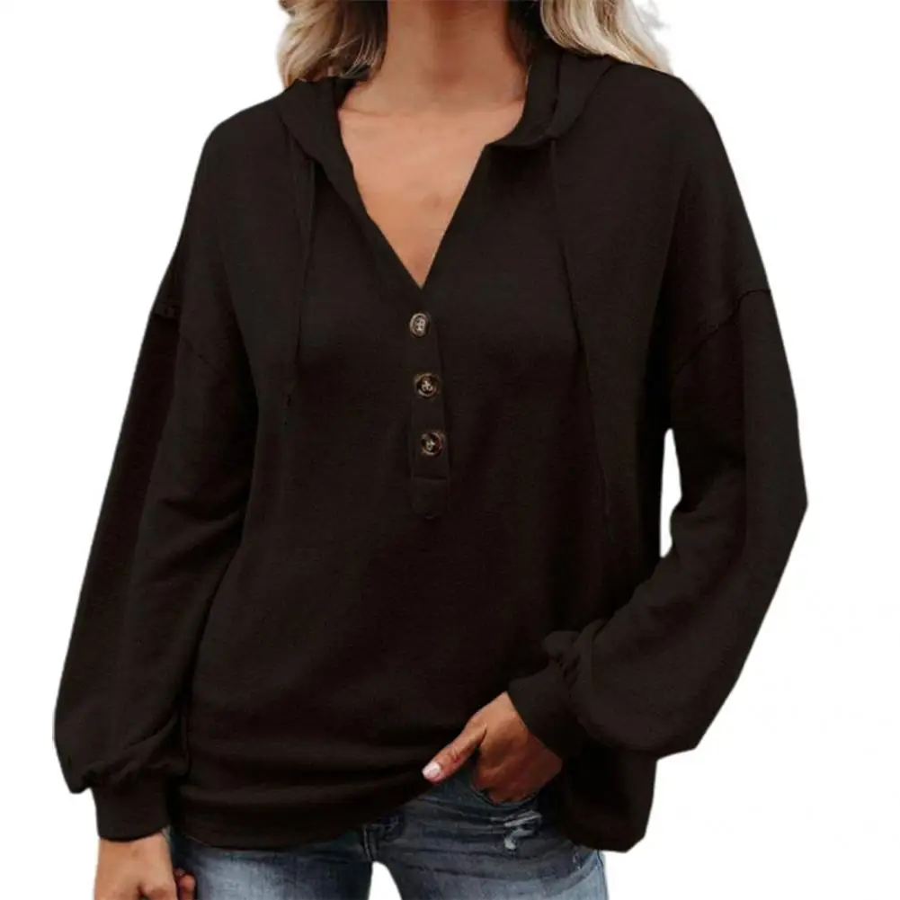 Breathable Comfortable Solid Color Women Sweatshirt with Button for Daily Wear
Breathable Comfortable Solid Color Women Sweatshirt with Button for Daily Wear