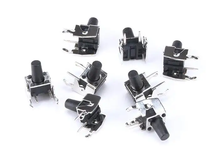 Horizontal 6*6*5 light touch switch with bracket 2pin side press micro / key switch with iron frame 6x6x4.3/4.5/5/5.5/6/7/8/9/10
Horizontal 6*6*5 light touch switch with bracket 2pin side press micro / key switch with iron frame 6x6x4.3/4.5/5/5.5/6/7/8/9/10