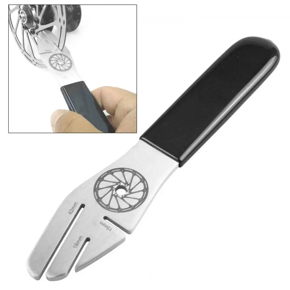 Three Opening Designs Stainless Steel Bicycle Bike Disc Brake Rotor Alignment Truing Fork Wrench Maintenance Tool Bike Parts
Three Opening Designs Stainless Steel Bicycle Bike Disc Brake Rotor Alignment Truing Fork Wrench Maintenance Tool Bike Parts
