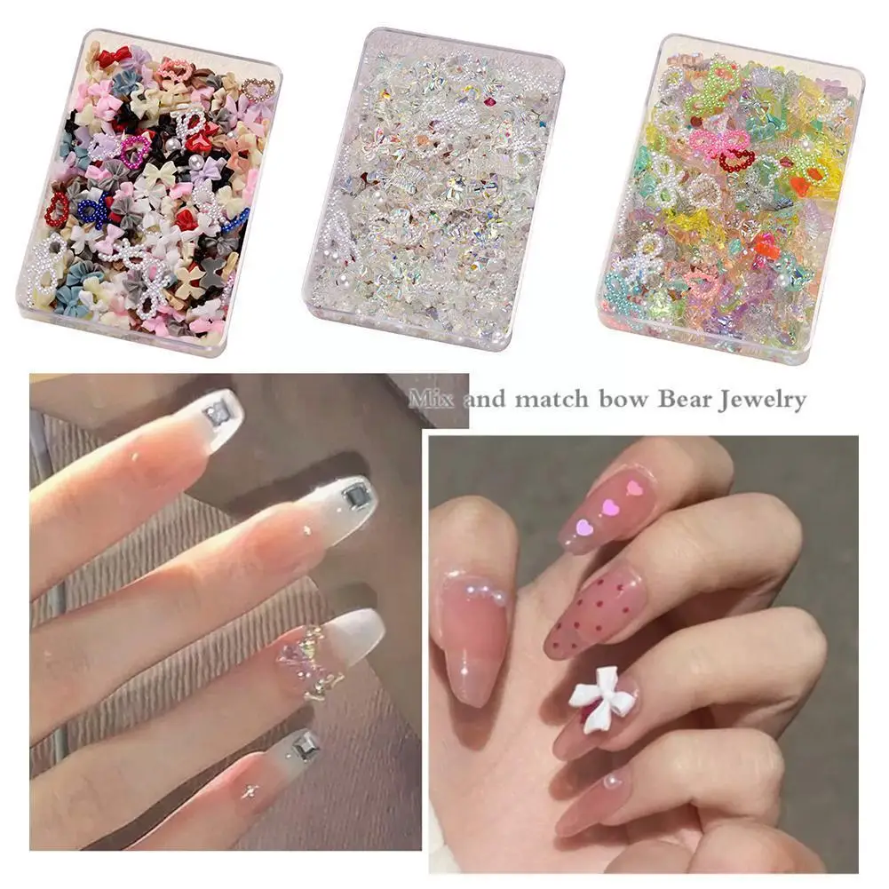 New Net Red Nail Art Blind Box Jewelry Bowknot Art Art Pearl Accessories Nail Decoration Bear Nail Cartoo G7b3
New Net Red Nail Art Blind Box Jewelry Bowknot Art Art Pearl Accessories Nail Decoration Bear Nail Cartoo G7b3