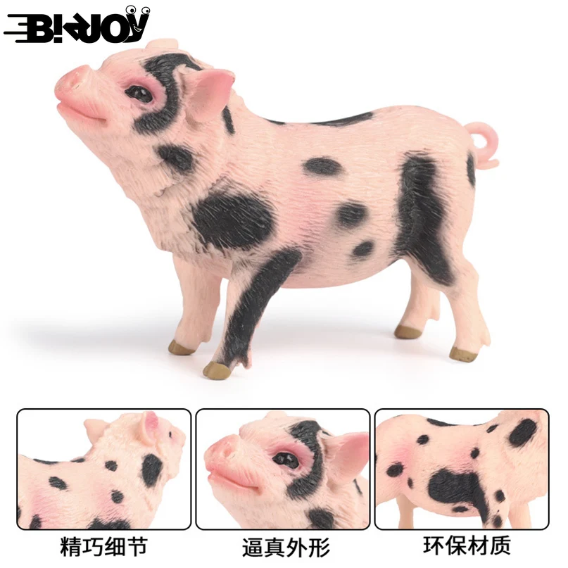 Simulation Wild Animal Model Farm Piebald Pig Black Pig Wild Boar Children's Toys Plastic Scene Decoration Hand-made
Simulation Wild Animal Model Farm Piebald Pig Black Pig Wild Boar Children's Toys Plastic Scene Decoration Hand-made
