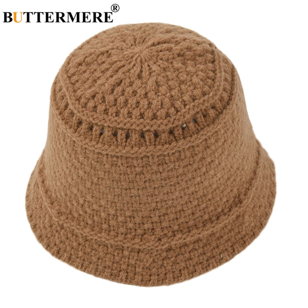 BUTTERMERE Knit Bucket Hat Womens Autumn Winter Women Hat Solid Harajuku Ladies Brown Brand Wide Brim Fisherman Cap 
BUTTERMERE Knit Bucket Hat Womens Autumn Winter Women Hat Solid Harajuku Ladies Brown Brand Wide Brim Fisherman Cap